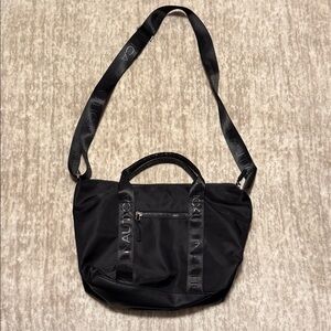Nautica Black Crossbody Tote Bag